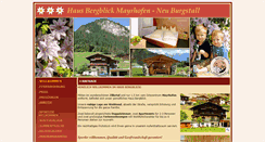 Desktop Screenshot of haus-bergblick.at