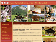 Tablet Screenshot of haus-bergblick.at
